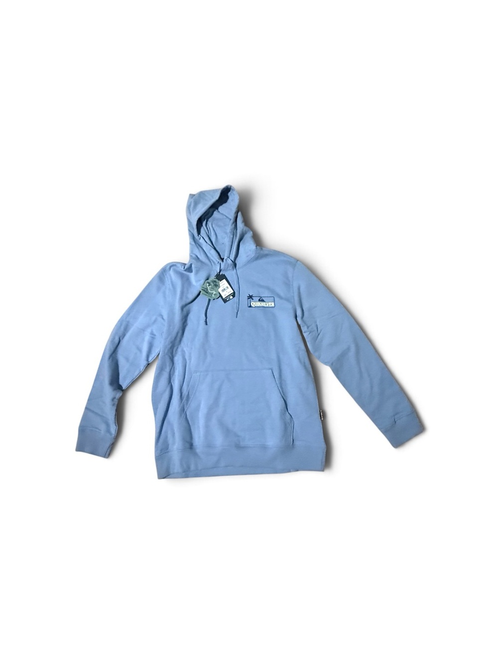 Quiksilver Light Blue Pullover Hoodie